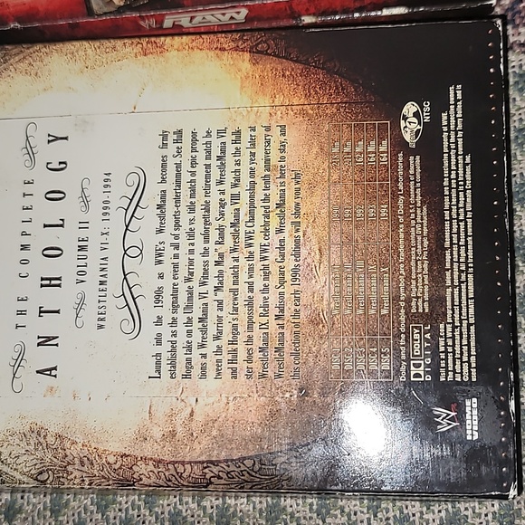 Wrestle Mania The Complete Anthology 1990-1994 & Raw the best of 2009 🤜 DVD - Picture 3 of 10